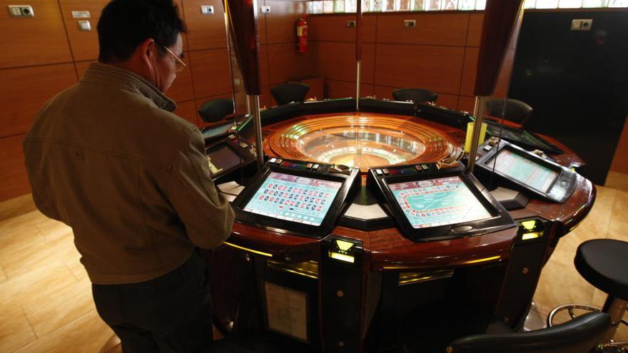 Un salón de juego, en Murcia.