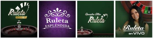 Selección de ruletas de Botemanía